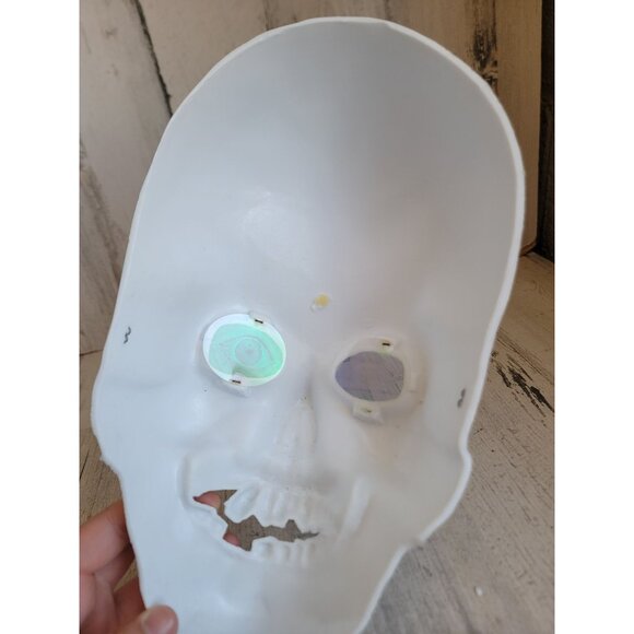 Unique skeleton seeing eye holographic mask Halloween costume - Picture 8 of 9
